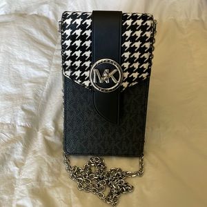 Authentic black Michael Kors wallet bag